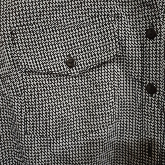 Notations womens button down shirt black medium P - Picture 2 of 3